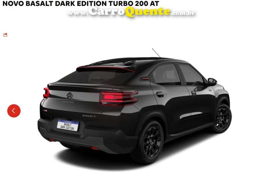 Citroen BASALT 1.0 TURBO 200 FLEX DARK EDITION CVT - Loja