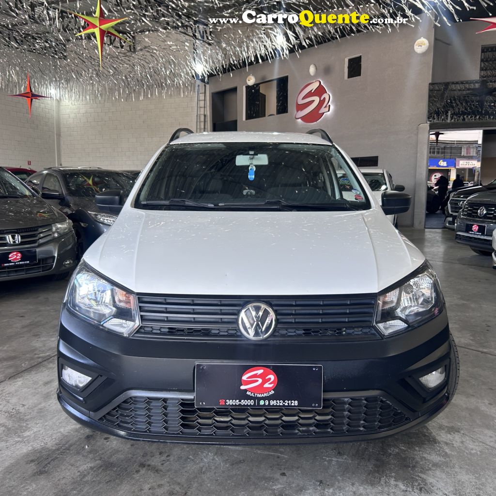 VOLKSWAGEN   SAVEIRO ROBUST 1.6 TOTAL FLEX 8V CD   BRANCO 2021 1.6 FLEX - Loja
