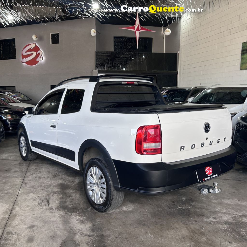 VOLKSWAGEN   SAVEIRO ROBUST 1.6 TOTAL FLEX 8V CD   BRANCO 2021 1.6 FLEX - Loja