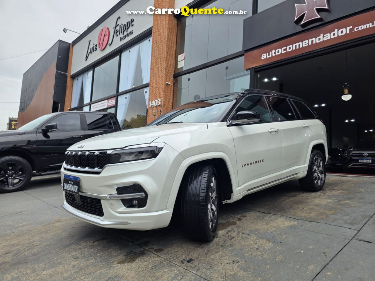 JEEP   COMMANDER OVERLAND T270 1.3 TB FLEX AUT.   BRANCO 2025 1.3 FLEX - Loja