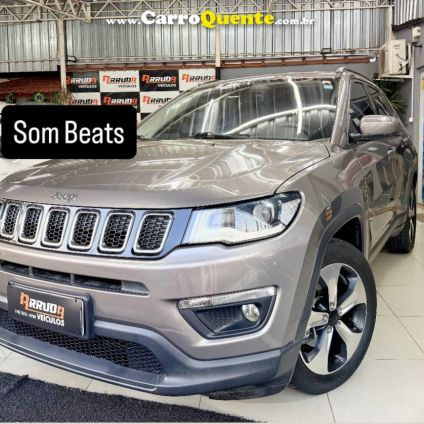 JEEP   COMPASS LONGITUDE 2.0 4X2 FLEX 16V AUT.   CINZA 2018 2.0 FLEX
