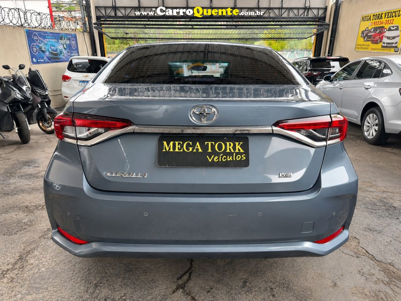 TOYOTA   COROLLA XEI 2.0 FLEX 16V AUT.   CINZA 2023 2.0 FLEX - Loja