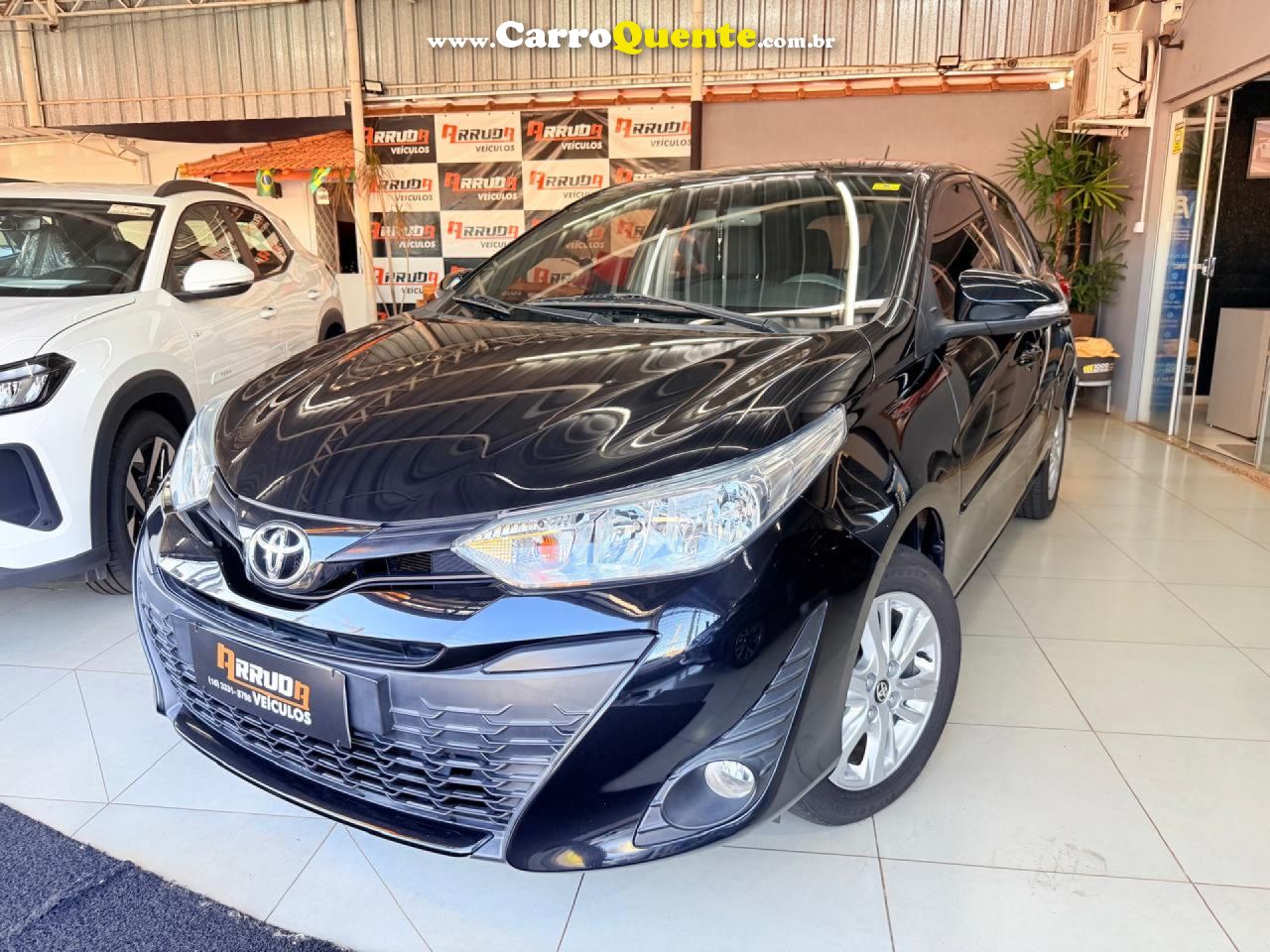 TOYOTA   YARIS XL 1.3 FLEX 16V 5P AUT.   PRETO 2019 1.3 FLEX - Loja