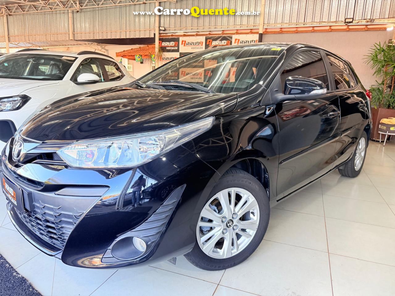 TOYOTA   YARIS XL 1.3 FLEX 16V 5P AUT.   PRETO 2019 1.3 FLEX - Loja