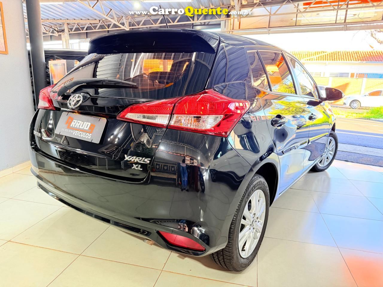 TOYOTA   YARIS XL 1.3 FLEX 16V 5P AUT.   PRETO 2019 1.3 FLEX - Loja