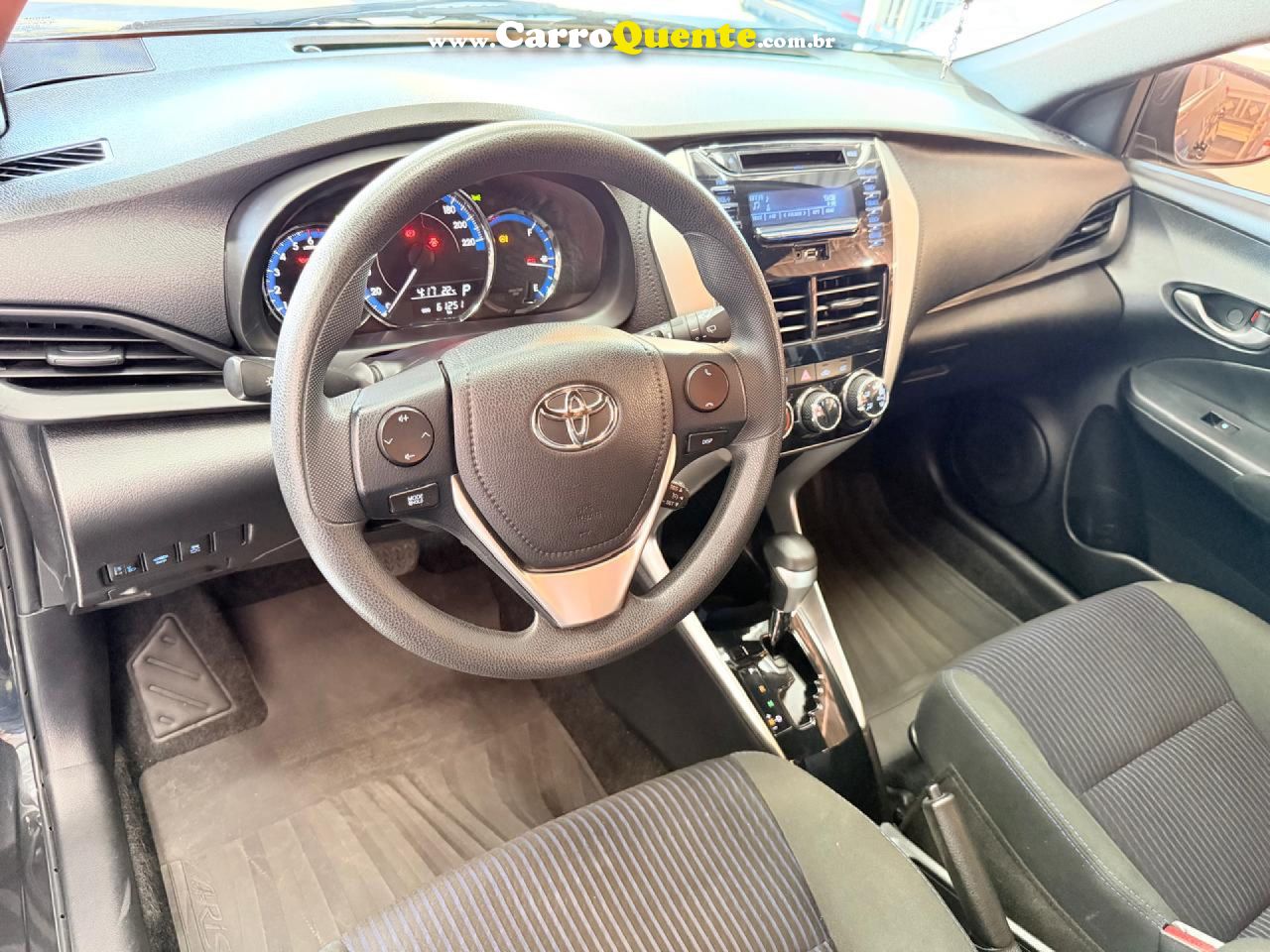 TOYOTA   YARIS XL 1.3 FLEX 16V 5P AUT.   PRETO 2019 1.3 FLEX - Loja