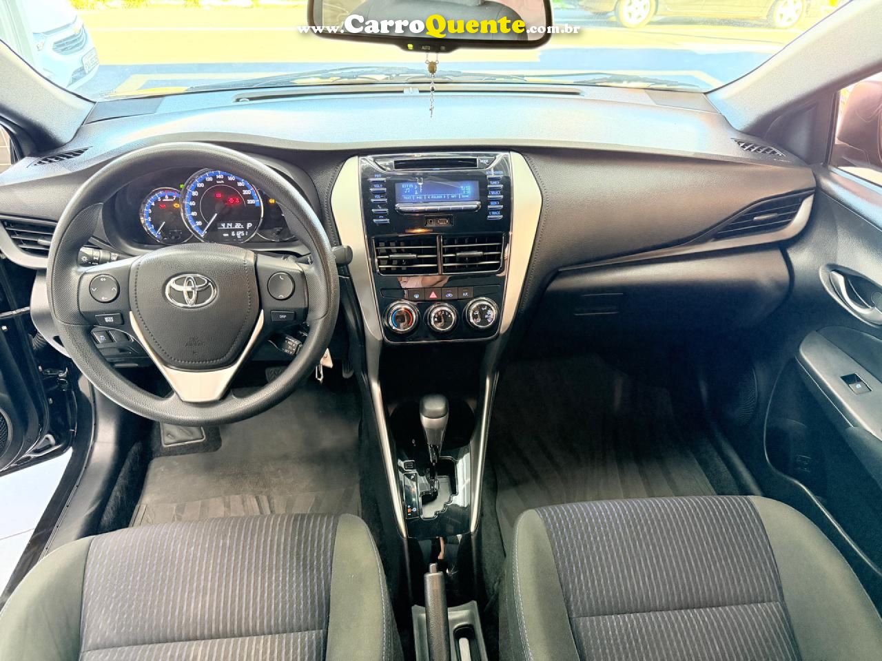 TOYOTA   YARIS XL 1.3 FLEX 16V 5P AUT.   PRETO 2019 1.3 FLEX - Loja