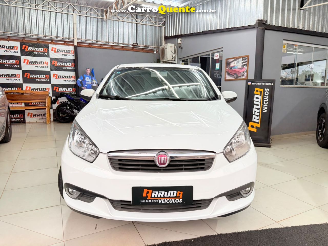 FIAT   GRAND SIENA ESSENCE 1.6 FLEX 16V   BRANCO 2015 1.6 FLEX - Loja