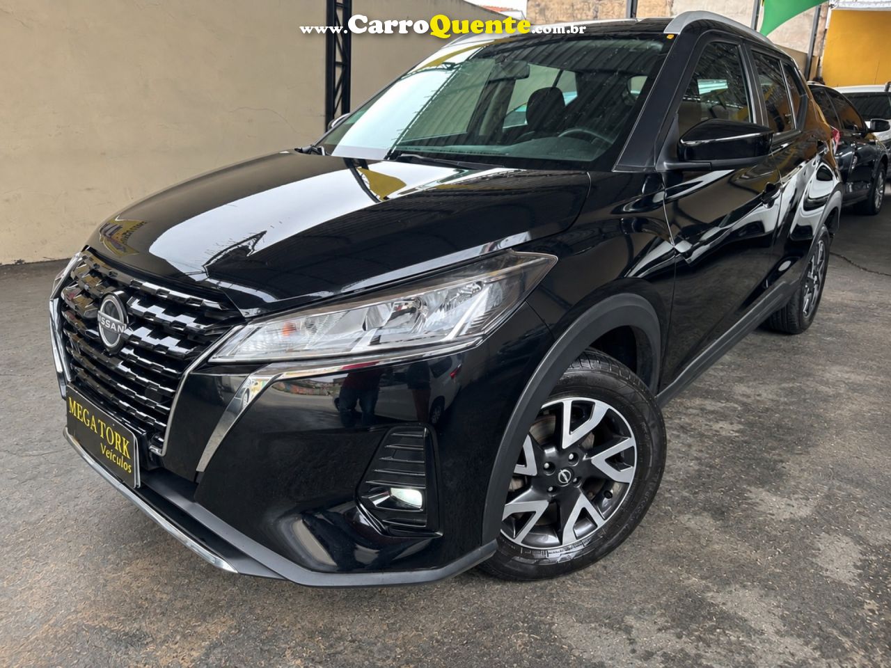 NISSAN   KICKS SENSE 1.6 AUTOMÁTICA   PRETO 2023 1.6 FLEX - Loja