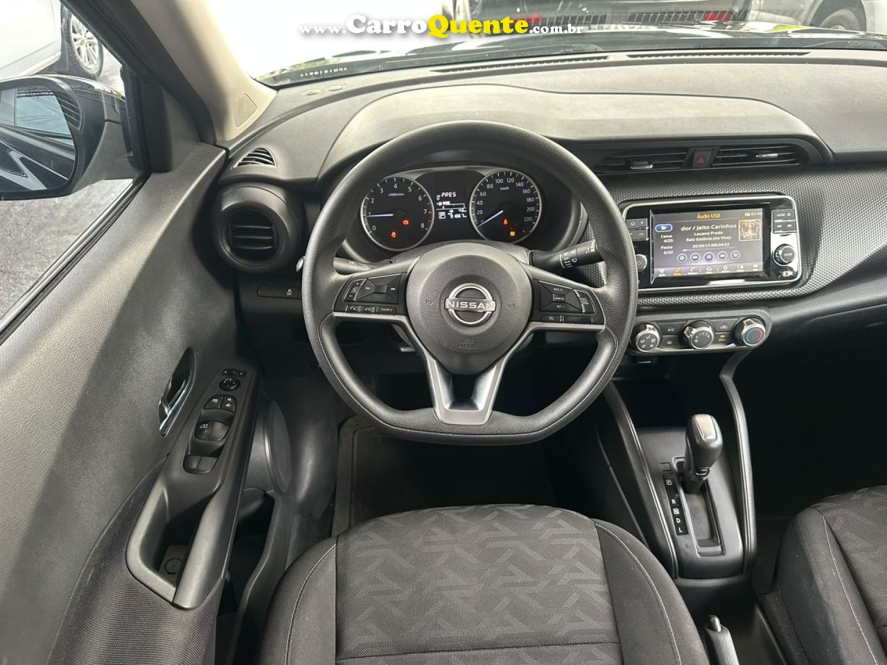 NISSAN   KICKS SENSE 1.6 AUTOMÁTICA   PRETO 2023 1.6 FLEX - Loja