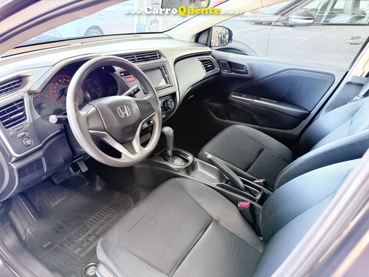 HONDA   CITY SEDAN LX 1.5 FLEX 16V 4P AUT.   MARROM 2015 1.5 FLEX - Loja