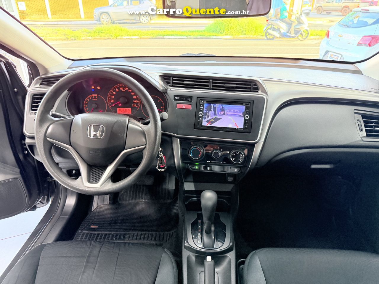 HONDA   CITY SEDAN LX 1.5 FLEX 16V 4P AUT.   MARROM 2015 1.5 FLEX - Loja