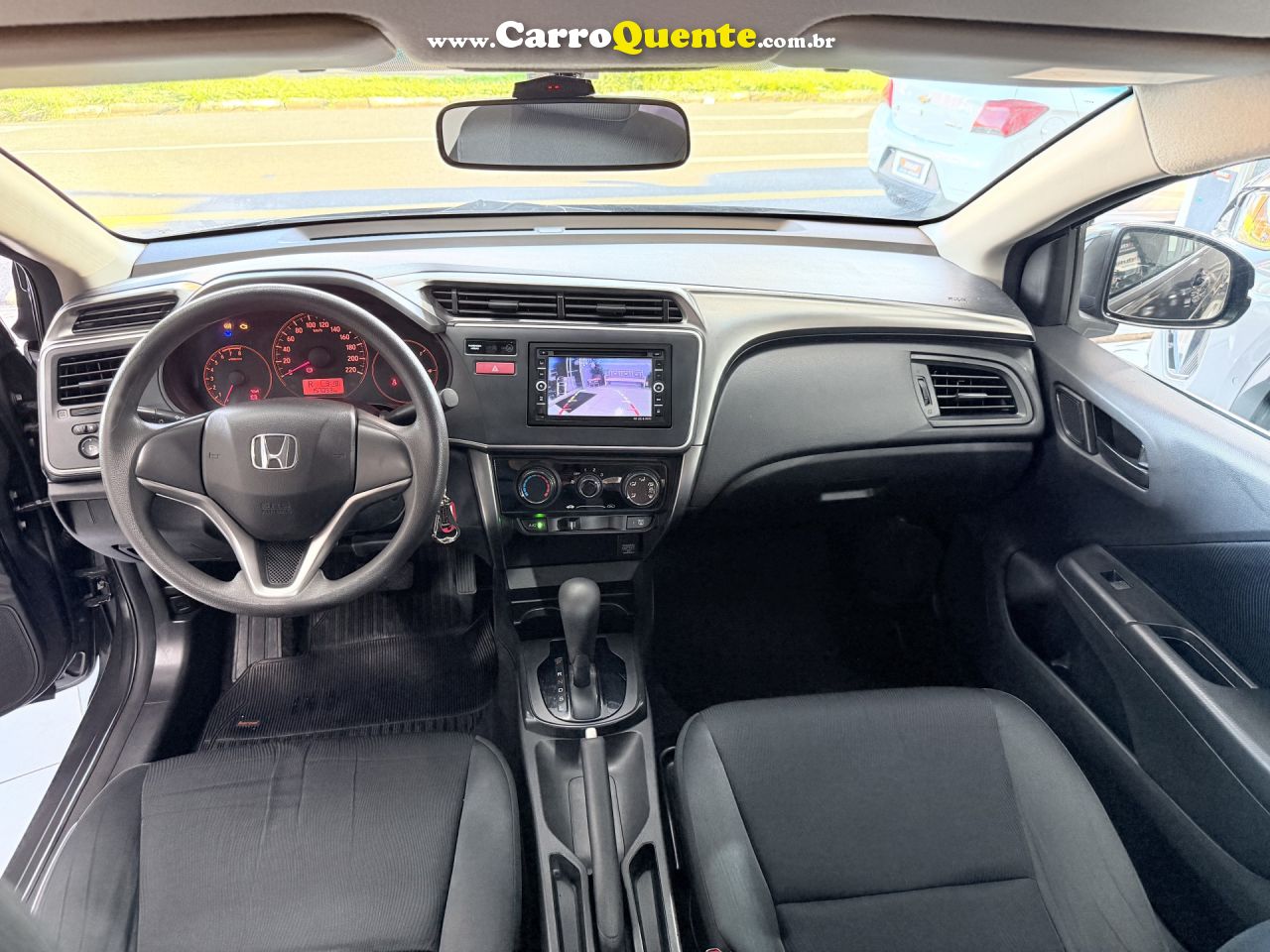 HONDA   CITY SEDAN LX 1.5 FLEX 16V 4P AUT.   MARROM 2015 1.5 FLEX - Loja