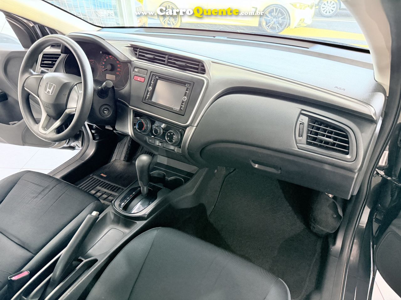 HONDA   CITY SEDAN LX 1.5 FLEX 16V 4P AUT.   MARROM 2015 1.5 FLEX - Loja