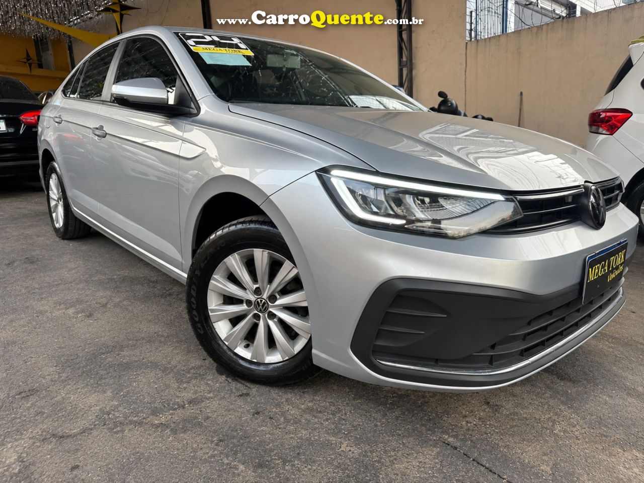 VOLKSWAGEN   VIRTUS TSI 1.0 FLEX 12V 4P AUT.   PRATA 2024 1.0 FLEX - Loja