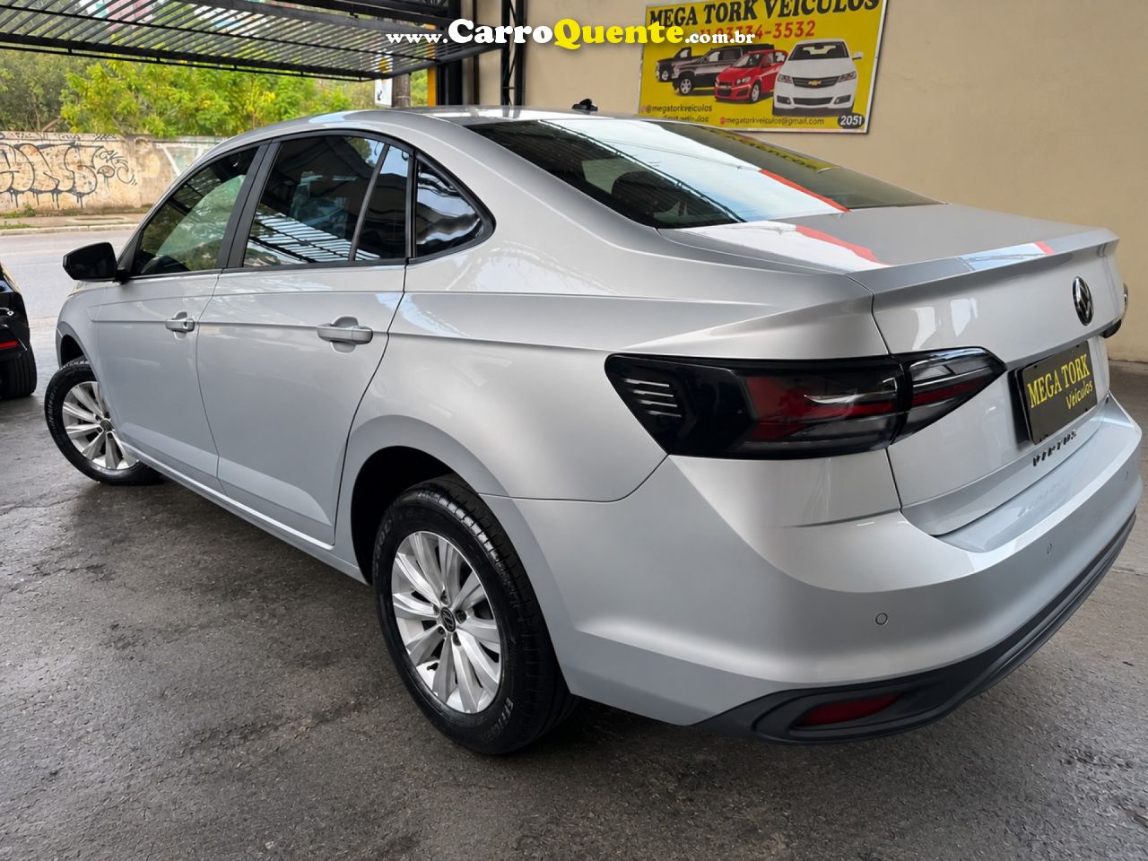 VOLKSWAGEN   VIRTUS TSI 1.0 FLEX 12V 4P AUT.   PRATA 2024 1.0 FLEX - Loja