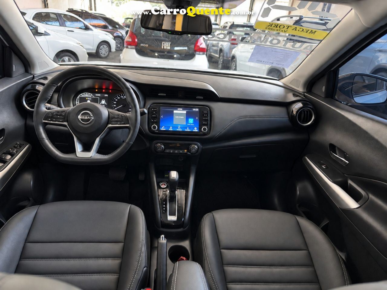 NISSAN   KICKS EXCLUSIVE 1.6 16V FLEX AUT.   BRANCO 2024 1.6 FLEX - Loja