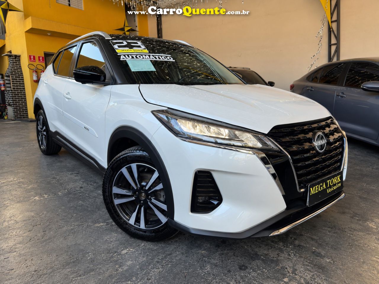 NISSAN   KICKS EXCLUSIVE 1.6 16V FLEX AUT.   BRANCO 2024 1.6 FLEX - Loja