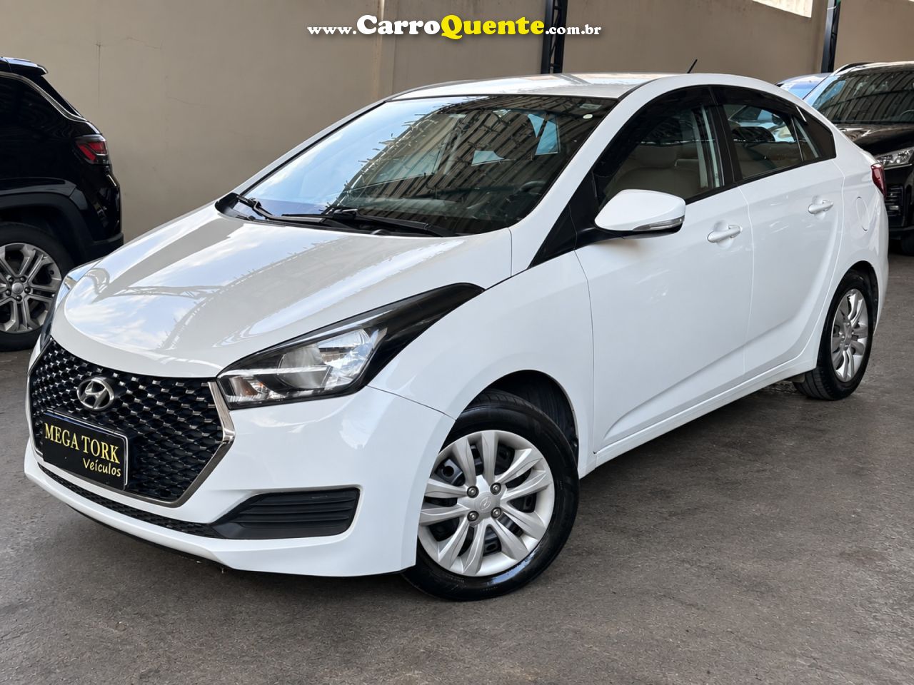 HYUNDAI   HB20S C.STYLEC.PLUS1.6 FLEX 16V AUT. 4P   BRANCO 2019 1.6 FLEX - Loja