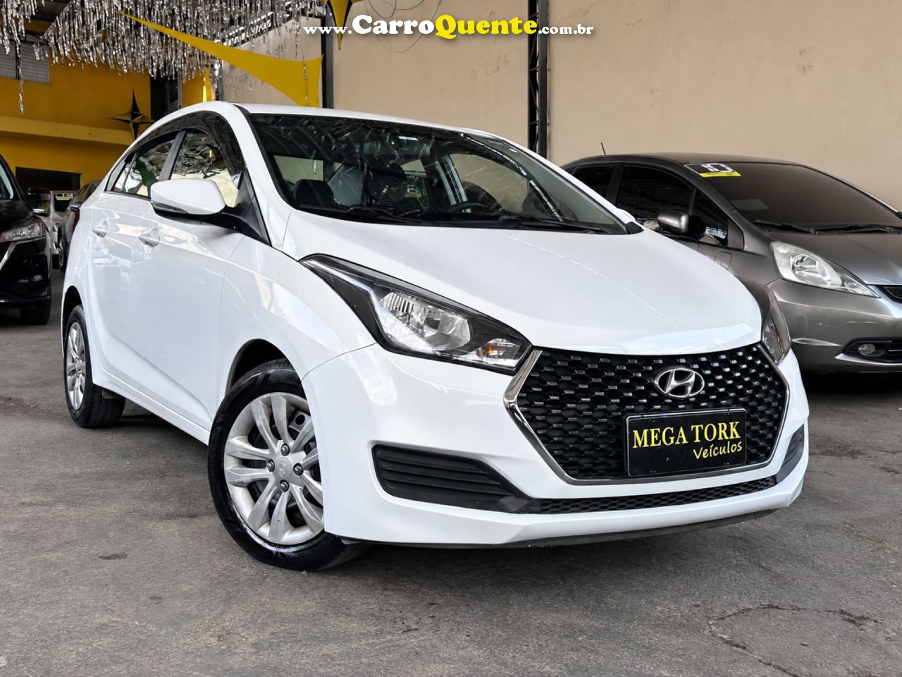 HYUNDAI   HB20S C.STYLEC.PLUS1.6 FLEX 16V AUT. 4P   BRANCO 2019 1.6 FLEX - Loja