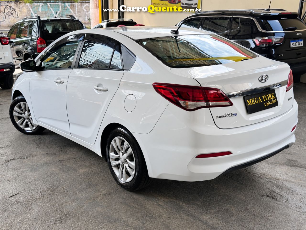 HYUNDAI   HB20S C.STYLEC.PLUS1.6 FLEX 16V AUT. 4P   BRANCO 2019 1.6 FLEX - Loja