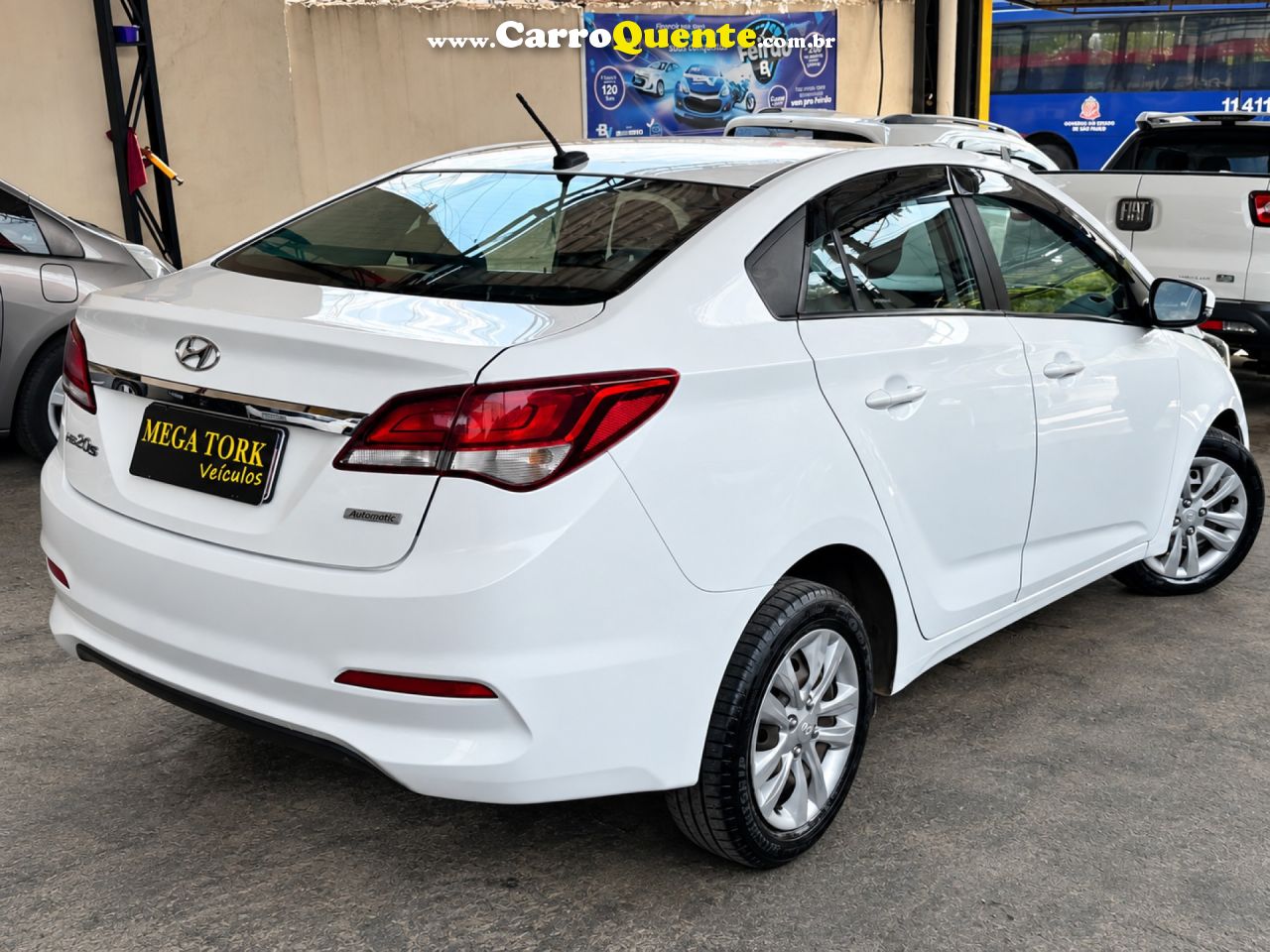 HYUNDAI   HB20S C.STYLEC.PLUS1.6 FLEX 16V AUT. 4P   BRANCO 2019 1.6 FLEX - Loja