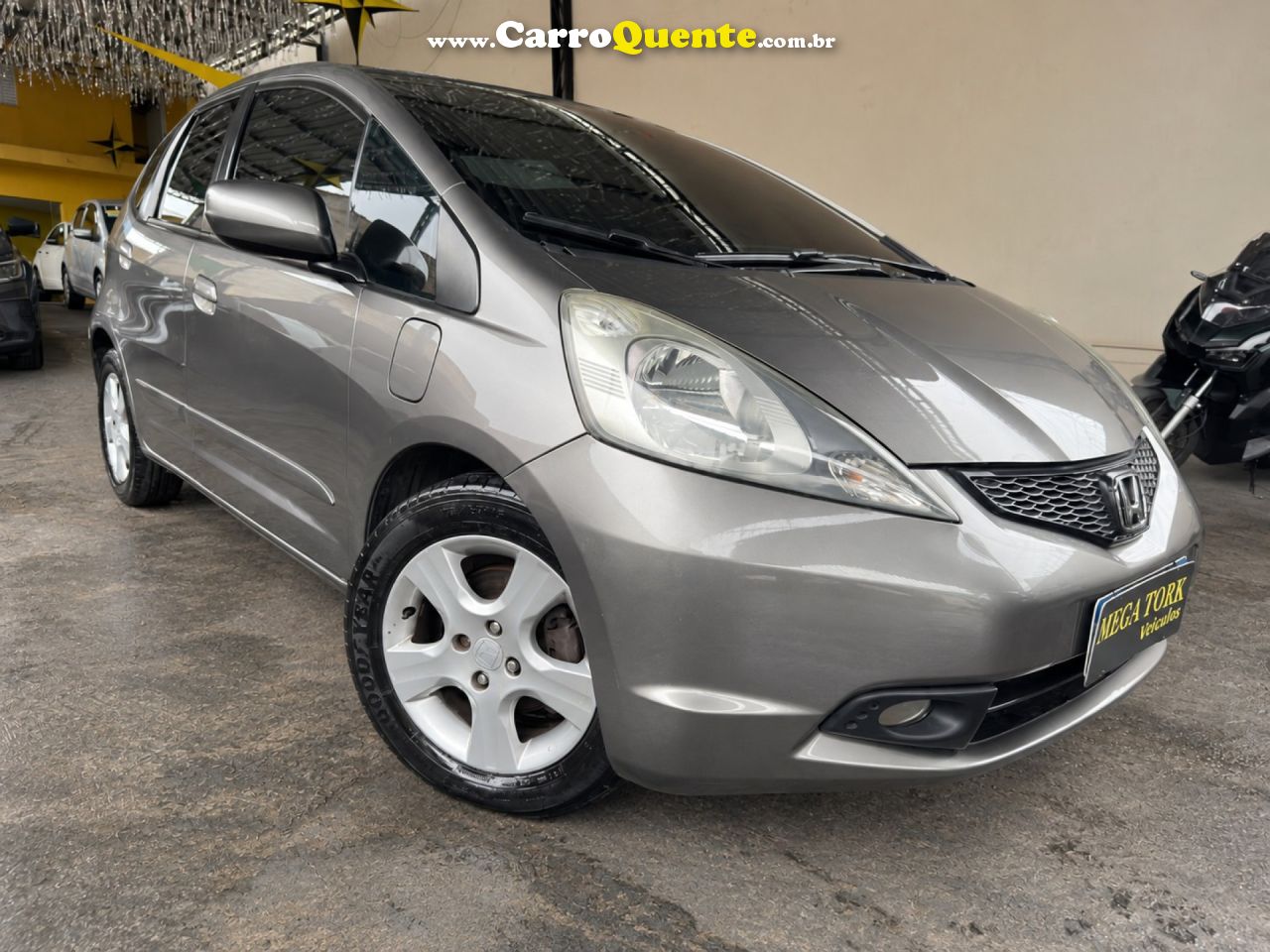 HONDA   FIT LX 1.4 1.4 FLEX 8V16V 5P AUT.   CINZA 2010 1.4 FLEX - Loja