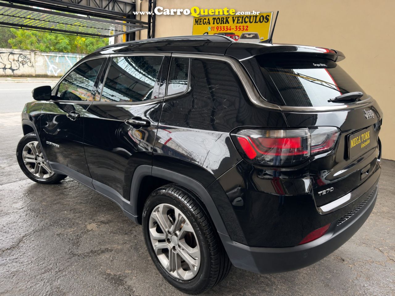 JEEP   COMPASS S T270 1.3 TB 4X2 FLEX AUT.   PRETO 2023 1.3 FLEX - Loja