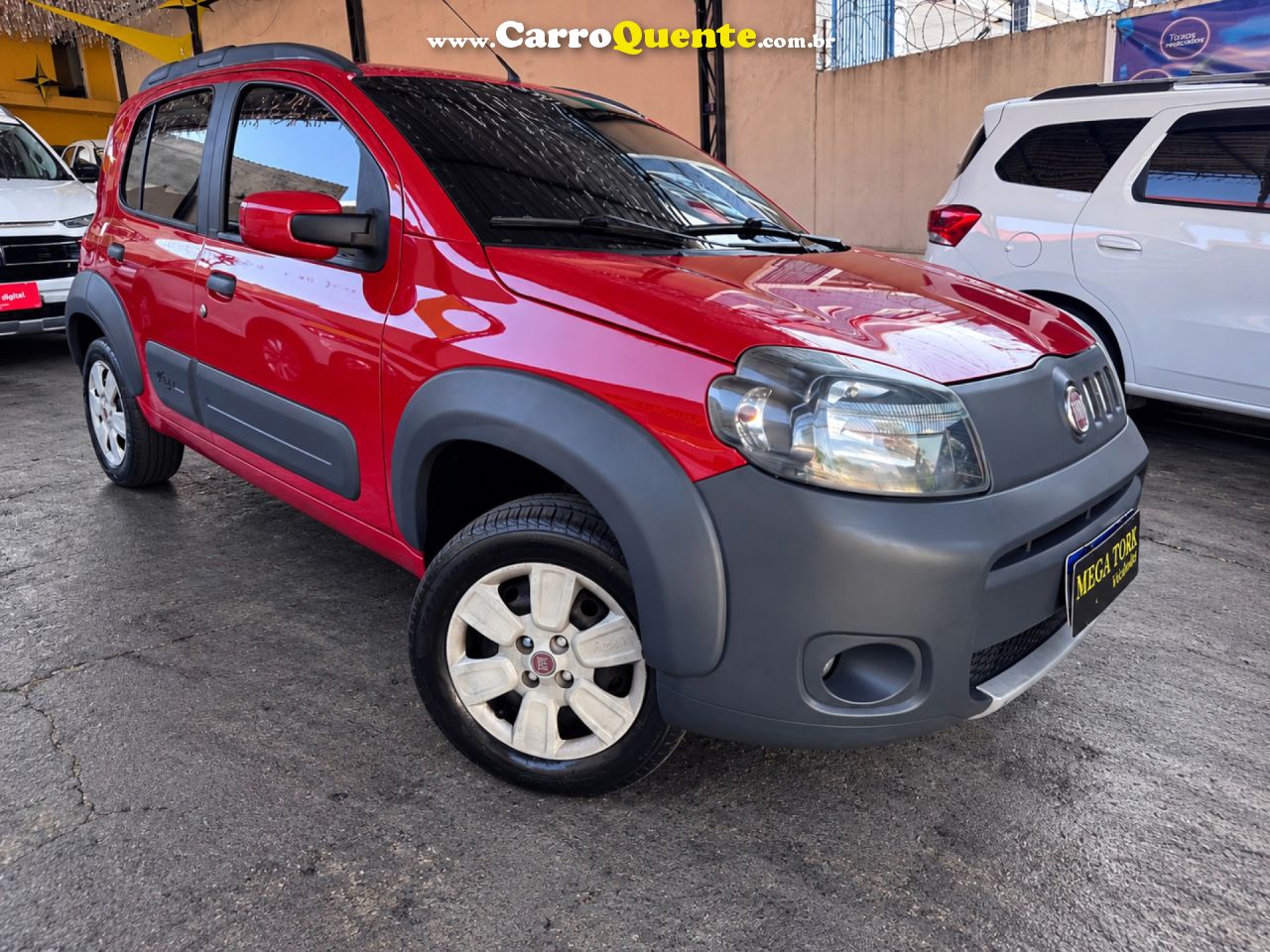 FIAT   UNO WAY 1.4 EVO FIRE FLEX 8V 5P   VERMELHO 2013 1.4 FLEX - Loja
