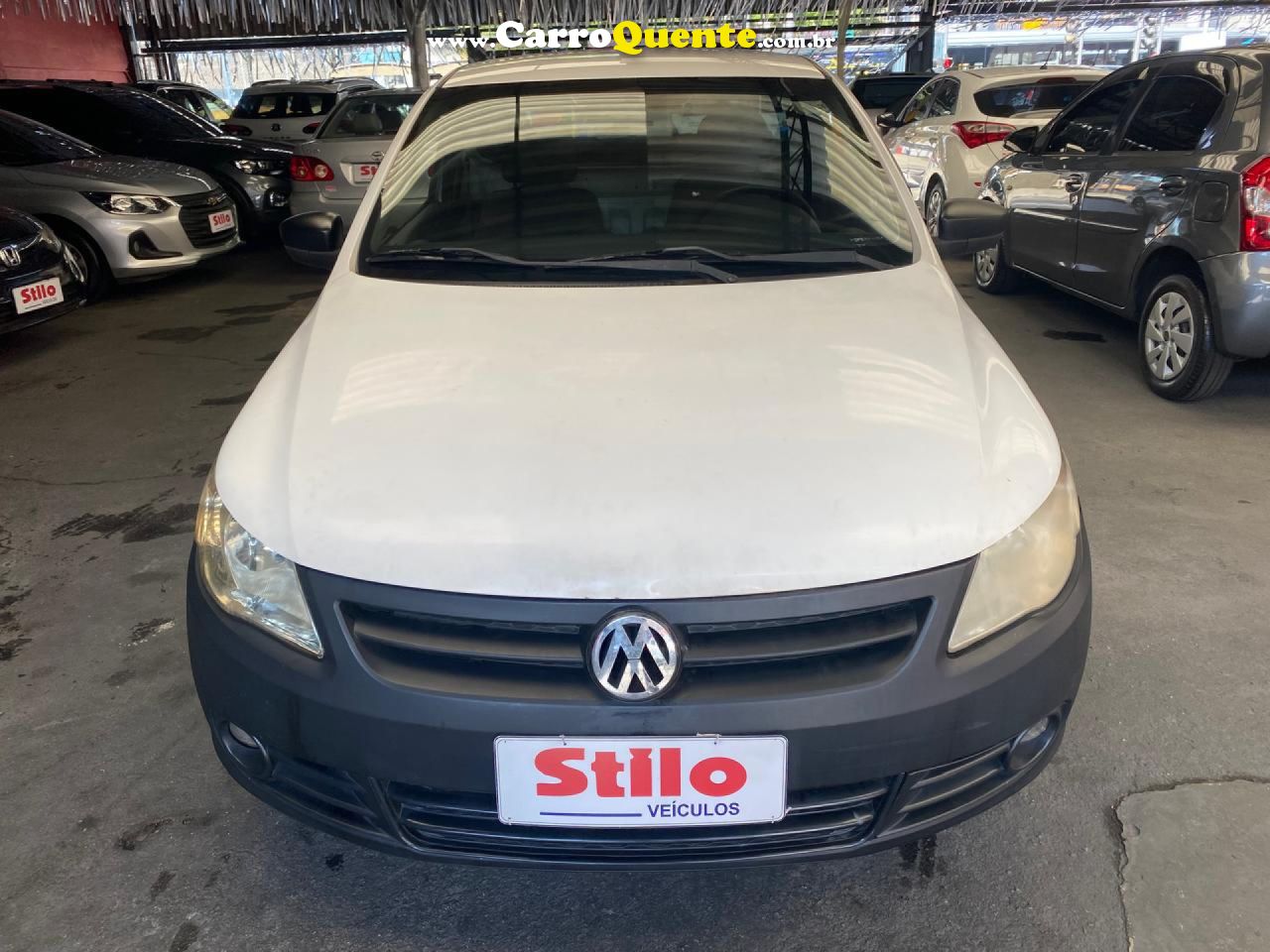 VOLKSWAGEN   SAVEIRO 1.6 MI 1.6 MI TOTAL FLEX 8V   BRANCO 2013 1.6 FLEX - Loja