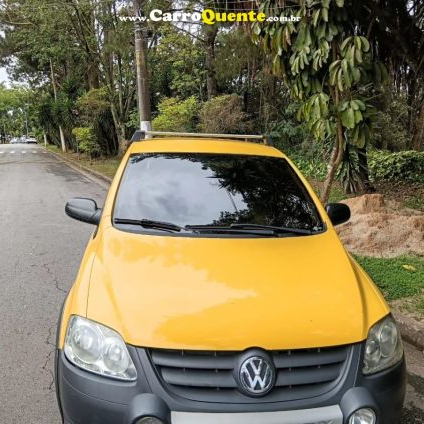 VOLKSWAGEN   CROSSFOX 1.6 MI TOTAL FLEX 8V 5P   AMARELO 2008 1.6 FLEX