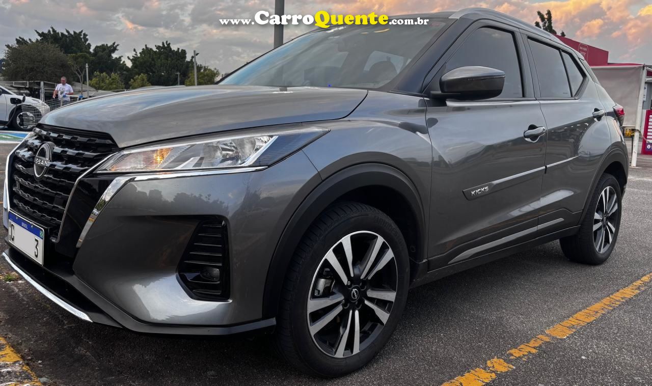 NISSAN   KICKS ADVANCE 1.6 16V FLEX AUT.   CINZA 2024 1.6 FLEX - Loja