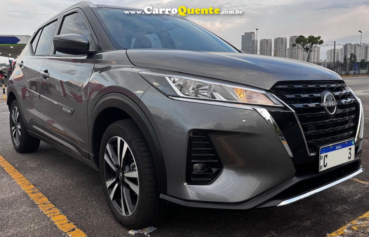 NISSAN   KICKS ADVANCE 1.6 16V FLEX AUT.   CINZA 2024 1.6 FLEX - Loja