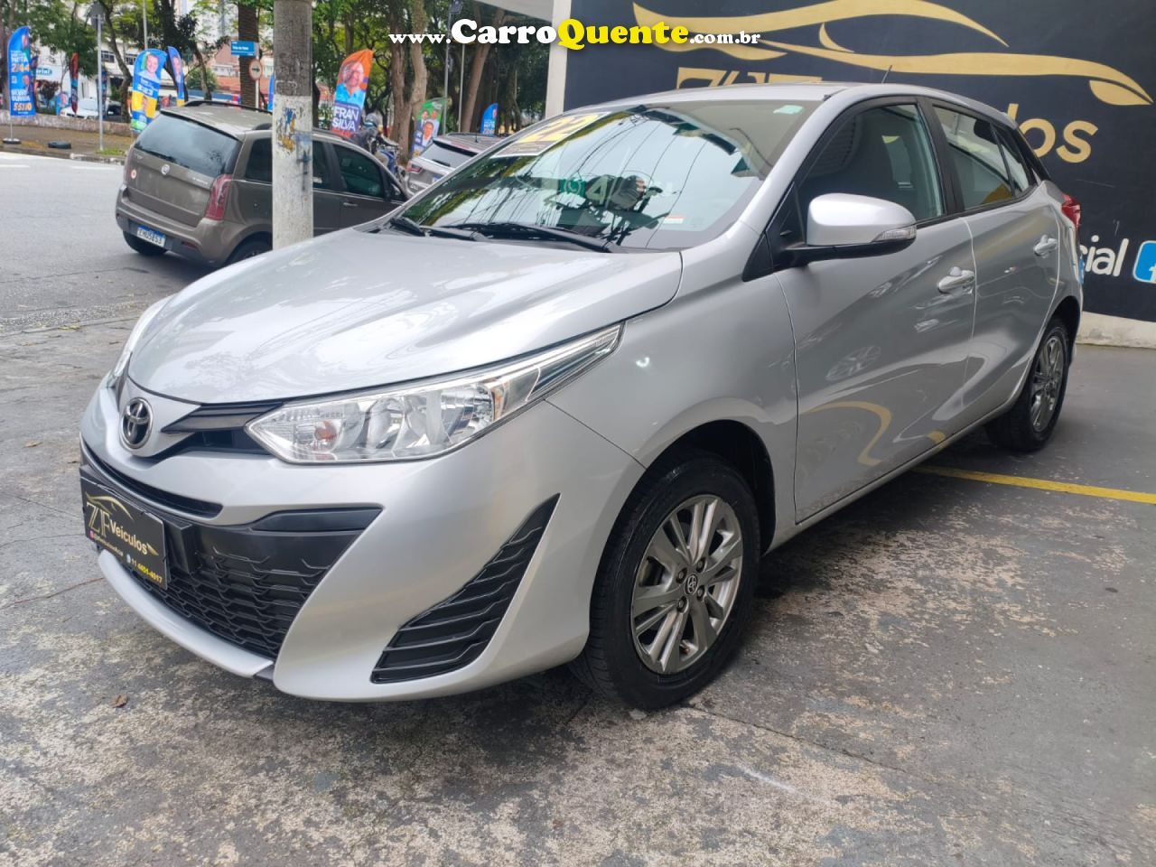 TOYOTA   YARIS XL PLUS CON. 1.5 FLEX 16V 5P AUT.   PRATA 2022 1.5 FLEX - Loja