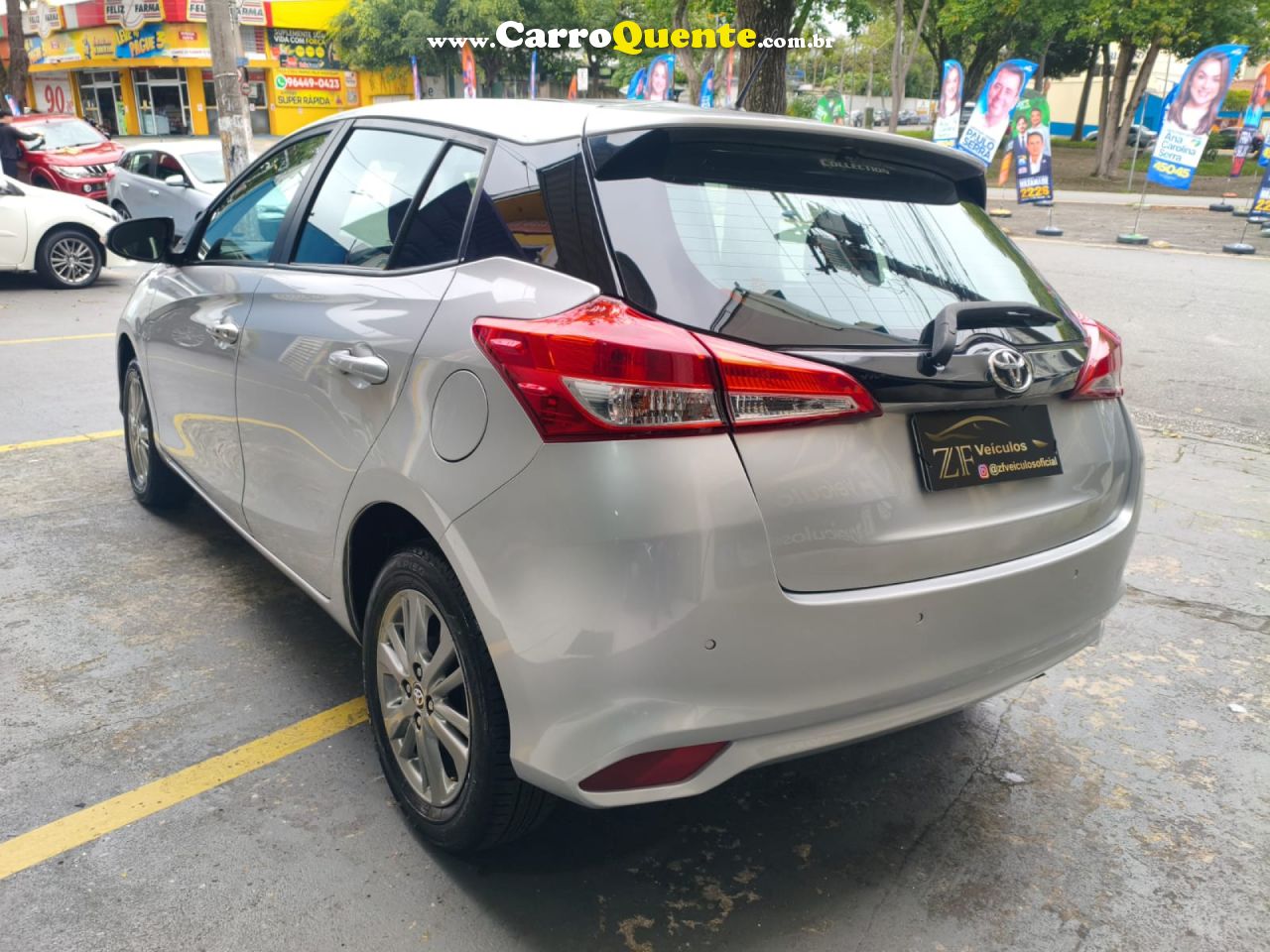 TOYOTA   YARIS XL PLUS CON. 1.5 FLEX 16V 5P AUT.   PRATA 2022 1.5 FLEX - Loja