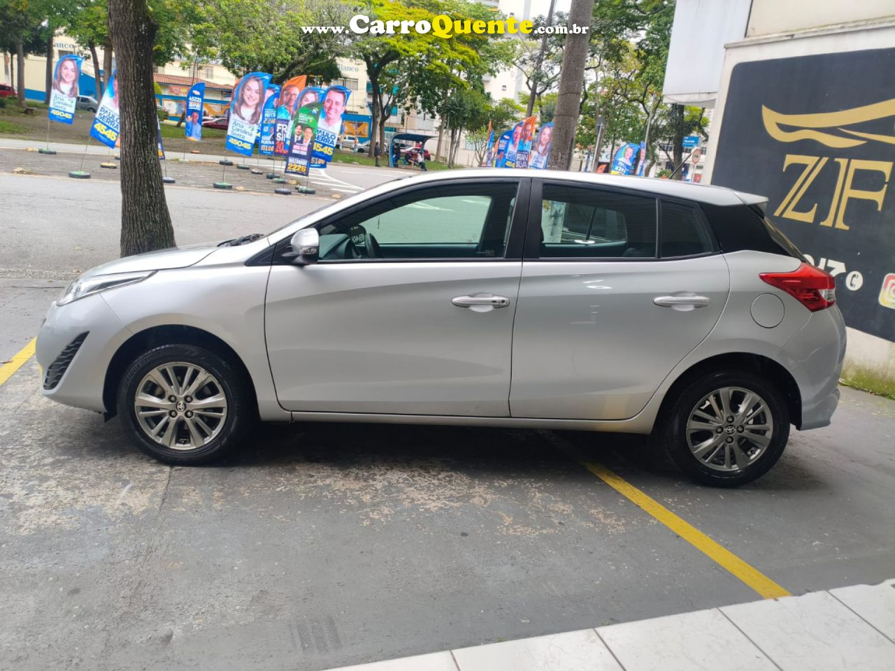 TOYOTA   YARIS XL PLUS CON. 1.5 FLEX 16V 5P AUT.   PRATA 2022 1.5 FLEX - Loja