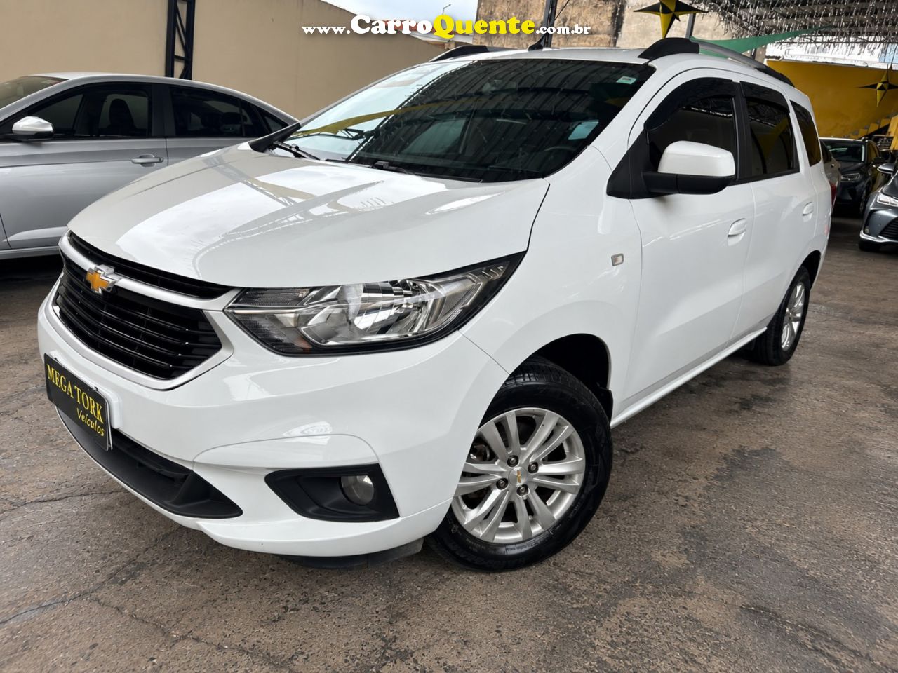 CHEVROLET   SPIN LT 1.8 8V ECONO.FLEX 5P AUT.   BRANCO 2024 1.8 FLEX - Loja