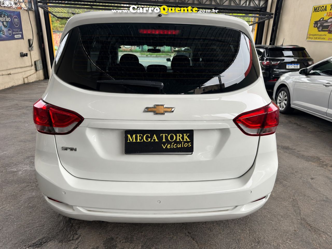 CHEVROLET   SPIN LT 1.8 8V ECONO.FLEX 5P AUT.   BRANCO 2024 1.8 FLEX - Loja