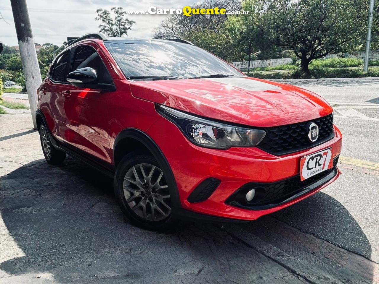 FIAT   ARGO TREKKING 1.3 8V FLEX   VERMELHO 2020 1.3 FLEX - Loja
