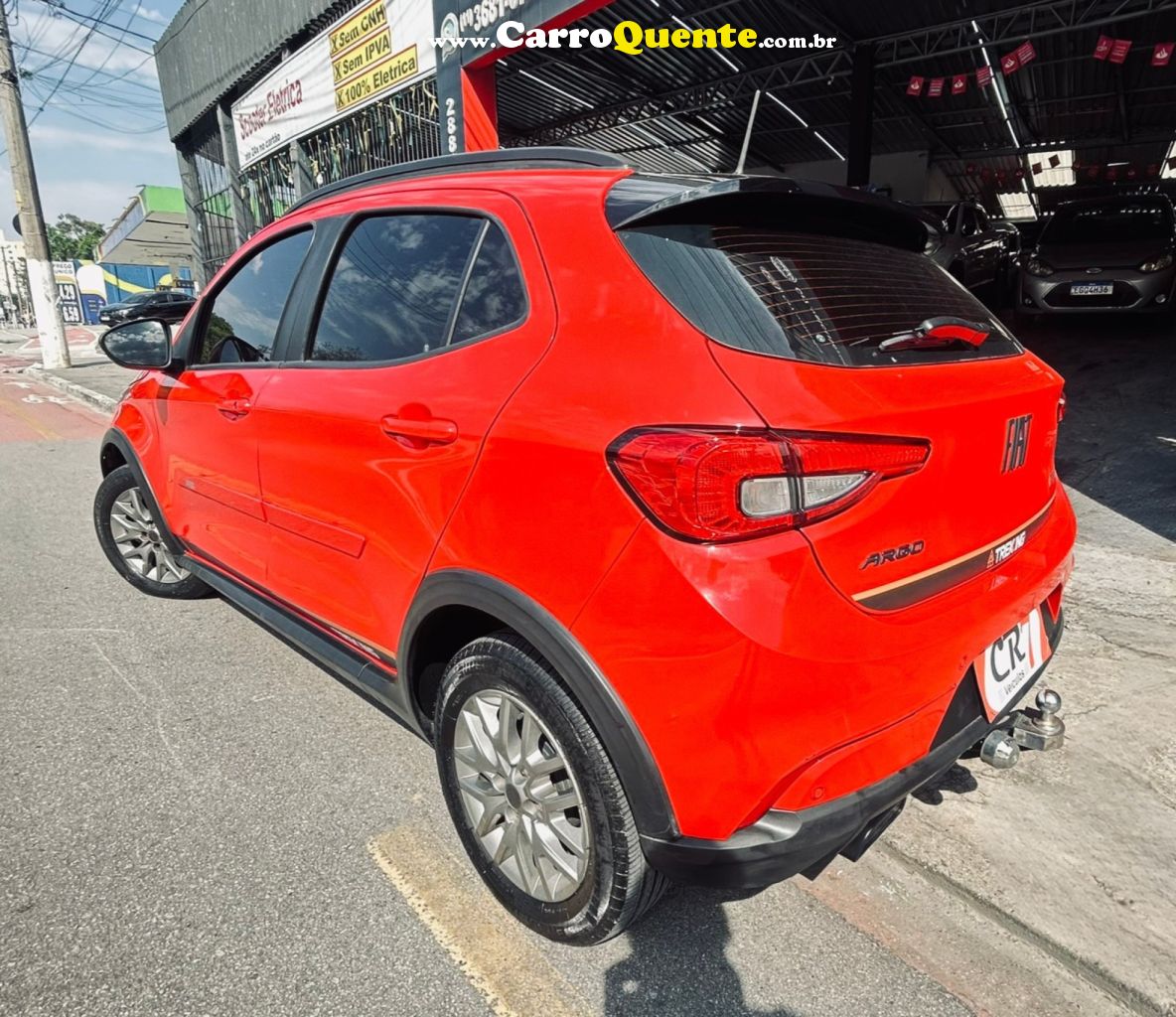 FIAT   ARGO TREKKING 1.3 8V FLEX   VERMELHO 2020 1.3 FLEX - Loja