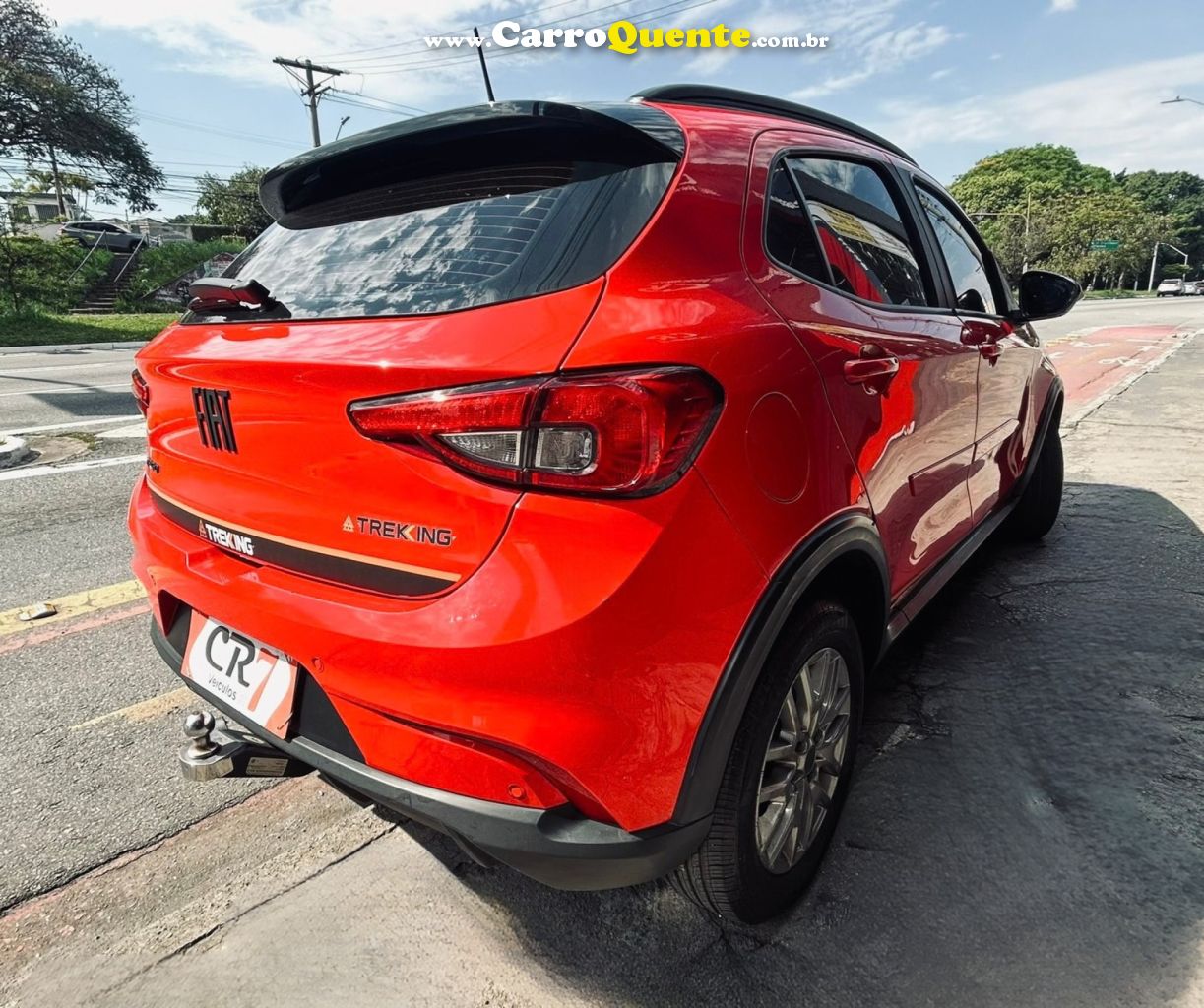FIAT   ARGO TREKKING 1.3 8V FLEX   VERMELHO 2020 1.3 FLEX - Loja
