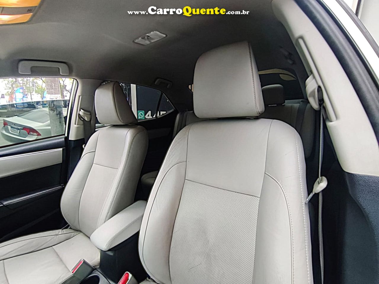 TOYOTA   COROLLA XEI 2.0 FLEX 16V AUT.   BRANCO 2015 2.0 FLEX - Loja