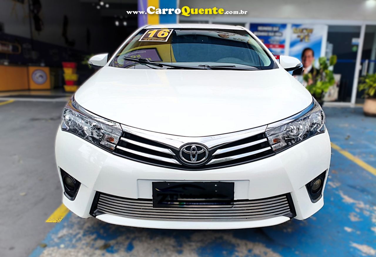 TOYOTA   COROLLA XEI 2.0 FLEX 16V AUT.   BRANCO 2015 2.0 FLEX - Loja