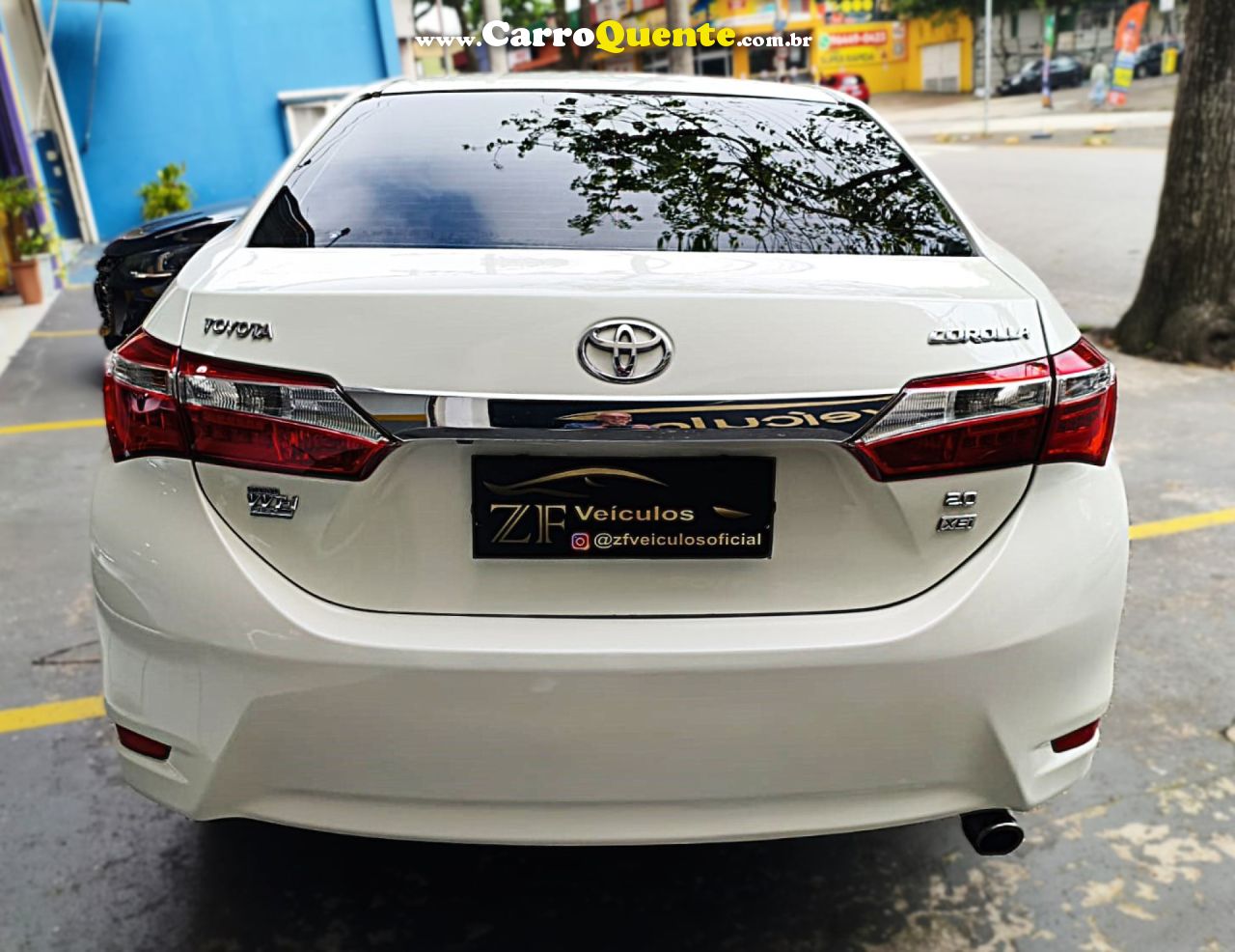 TOYOTA   COROLLA XEI 2.0 FLEX 16V AUT.   BRANCO 2015 2.0 FLEX - Loja