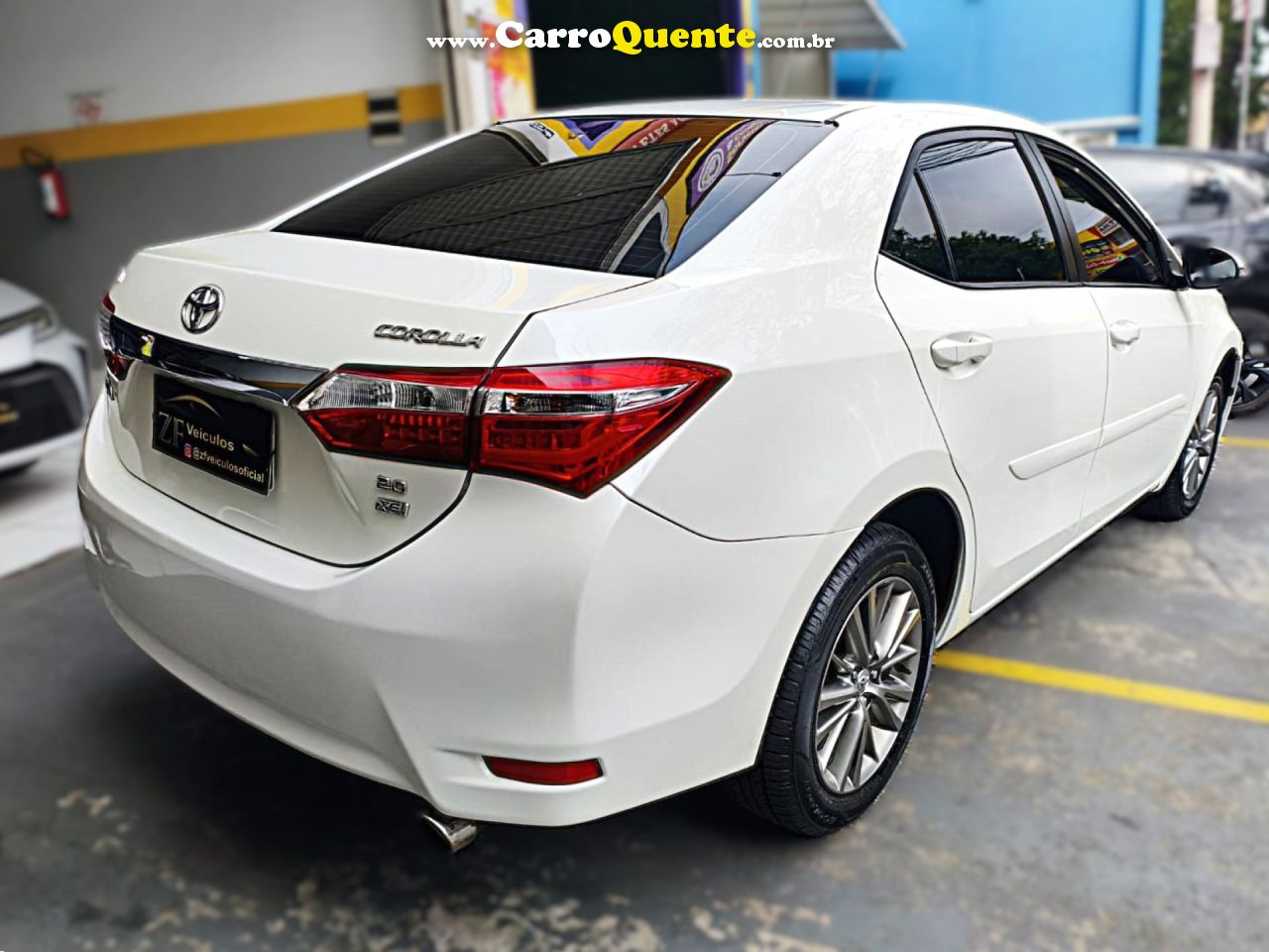 TOYOTA   COROLLA XEI 2.0 FLEX 16V AUT.   BRANCO 2015 2.0 FLEX - Loja