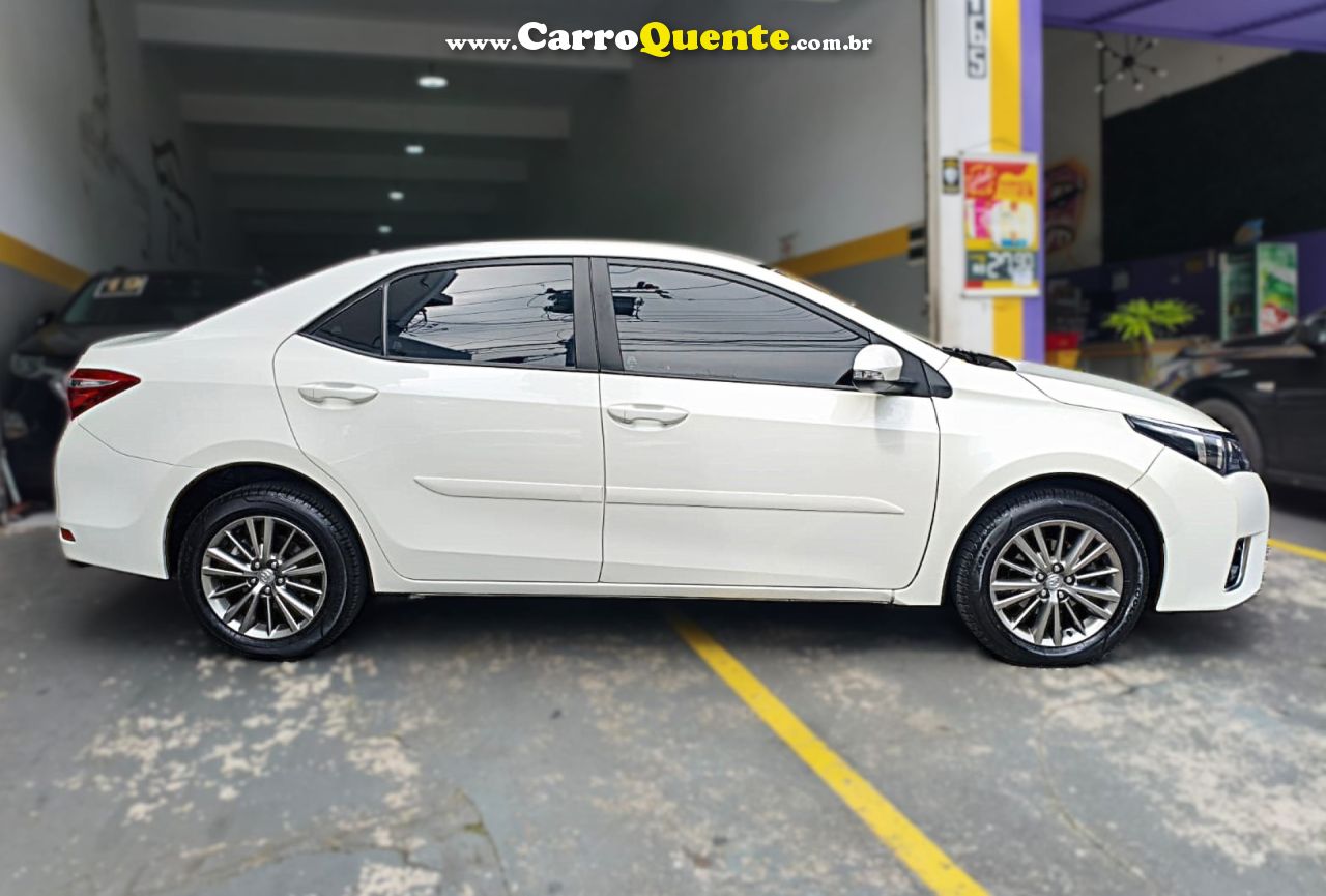 TOYOTA   COROLLA XEI 2.0 FLEX 16V AUT.   BRANCO 2015 2.0 FLEX - Loja