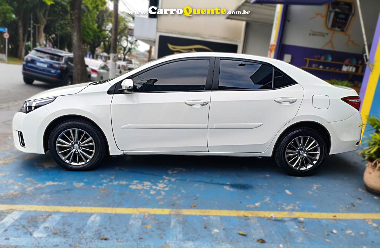 TOYOTA   COROLLA XEI 2.0 FLEX 16V AUT.   BRANCO 2015 2.0 FLEX - Loja