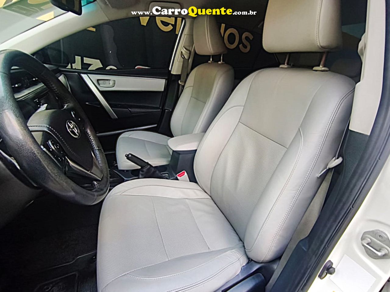 TOYOTA   COROLLA XEI 2.0 FLEX 16V AUT.   BRANCO 2015 2.0 FLEX - Loja