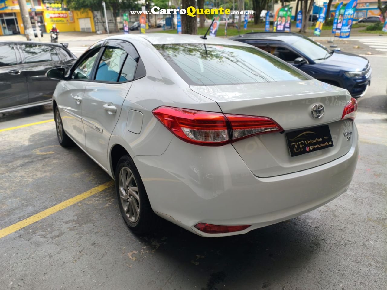 TOYOTA   YARIS XS SEDAN 1.5 FLEX 16V 4P AUT.   BRANCO 2024 1.5 FLEX - Loja