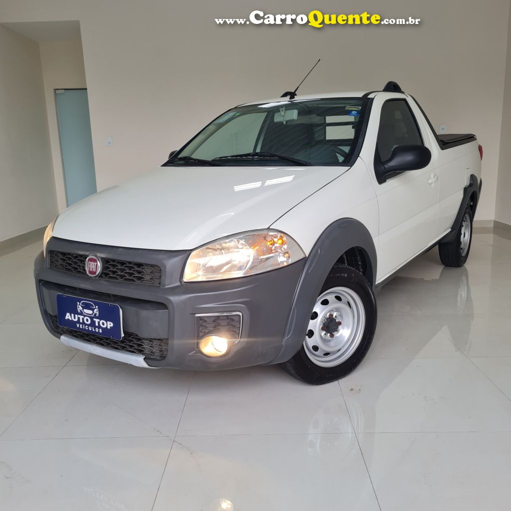 FIAT   STRADA WORKING HARD 1.4 FIRE FLEX 8V CE   BRANCO 2017 1.4 FLEX - Loja